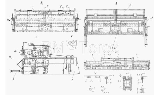 Запчасти для АсфК-3-02 . Рабочий орган